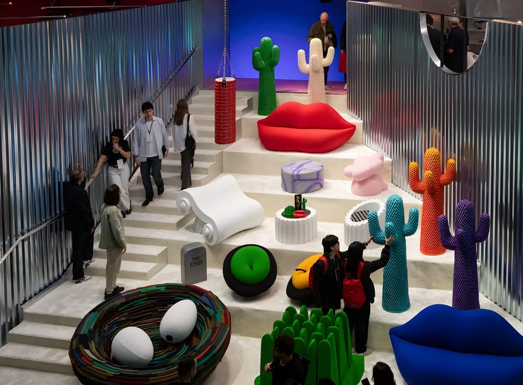 Artistic design exhibitions, photo by Andrea Marinari, courtesy of Salone de Mobile