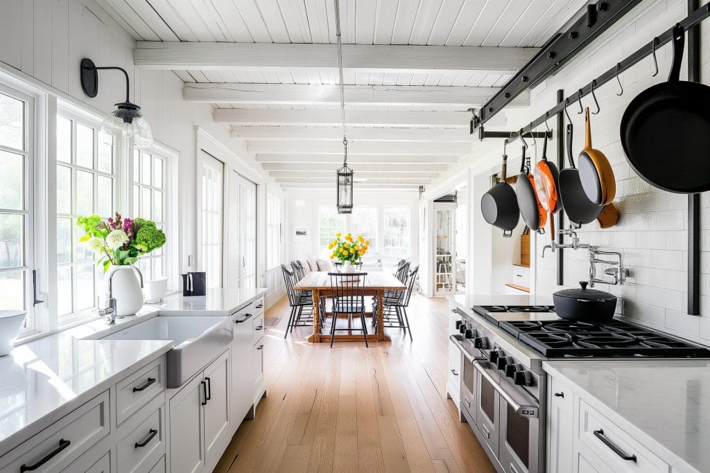 Modern rustic kitchen interior design by Decorilla
