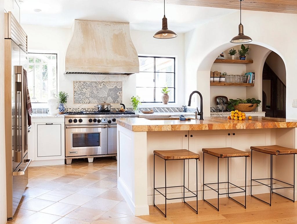 Classic kitchen island styling ideas by Decorilla
