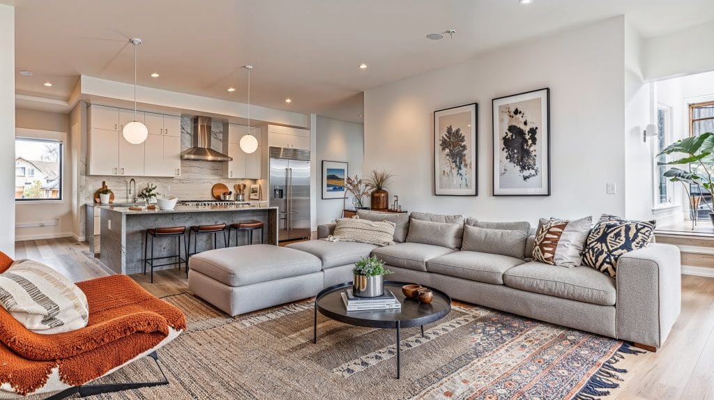 Living room by Decorilla Interior Design Firm Los Angeles