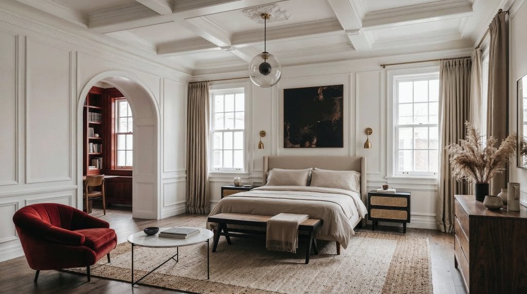 Primary bedroom interior design ideas by Decorilla