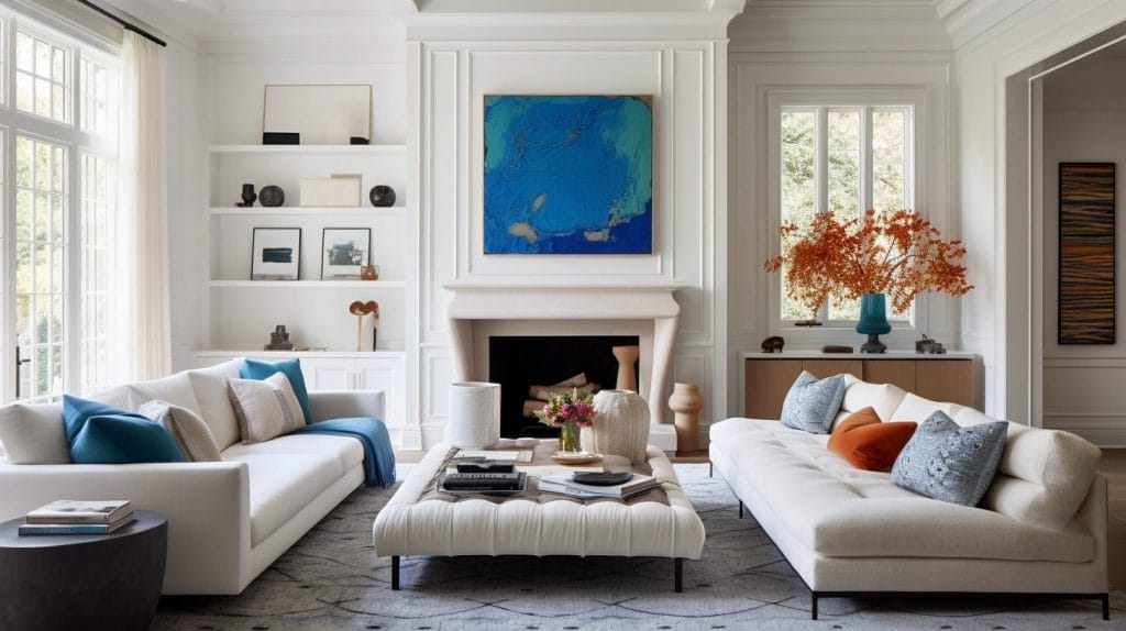 Transitional living room design after finding the right interior designer - Decorilla