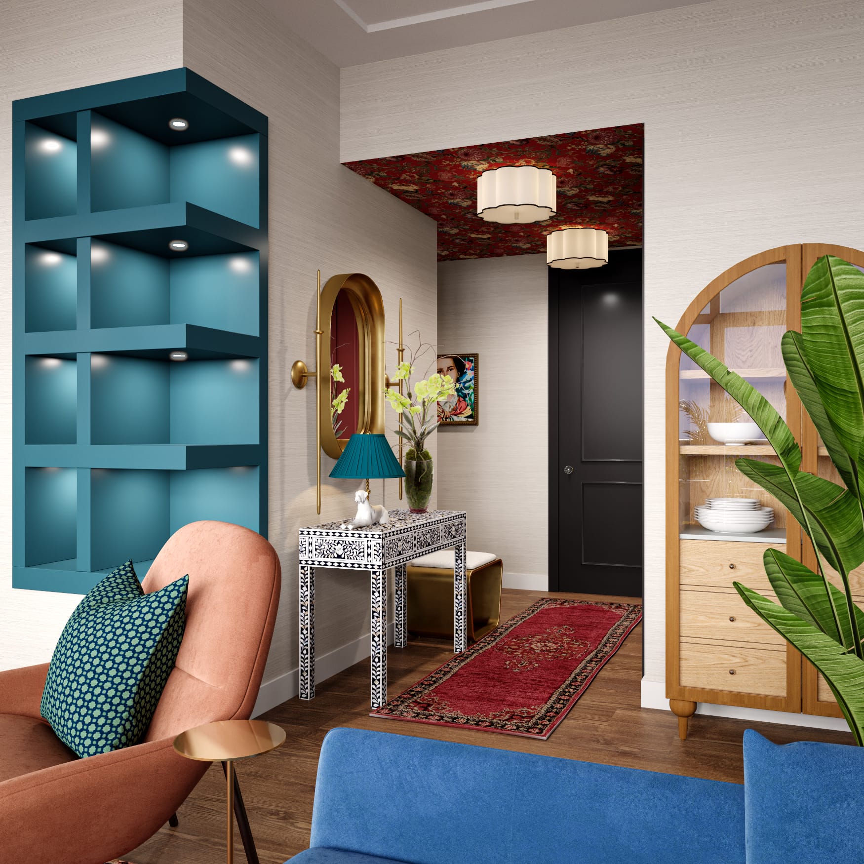 Image showcasing Diverse Harmony: Embracing the Eclectic Elegance of Home Decor ...