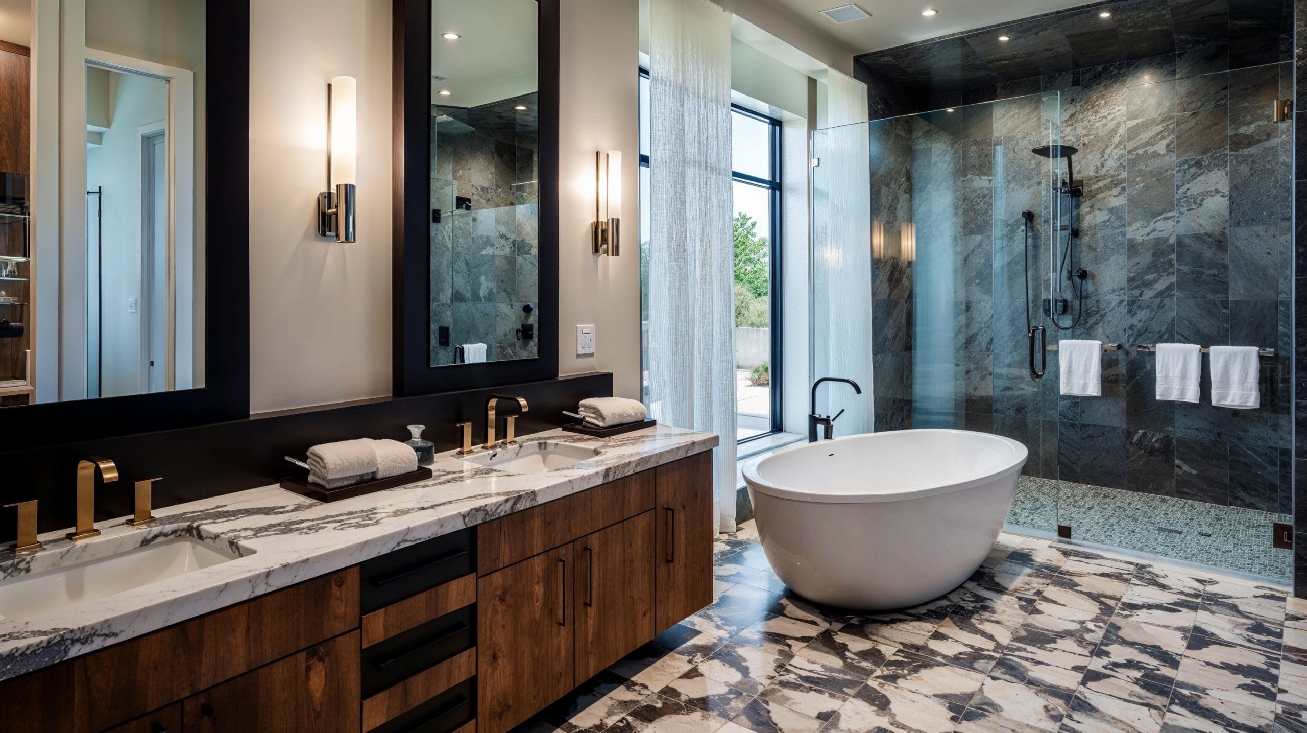 Before & After: Luxury Master Bathroom Online Interior Design