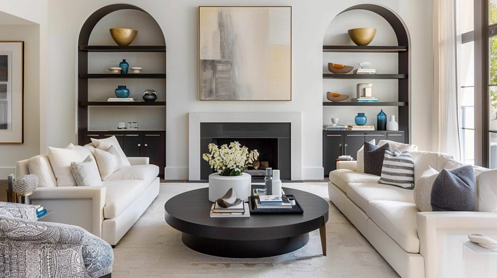Luxury contemporary interior design style by Decorilla 