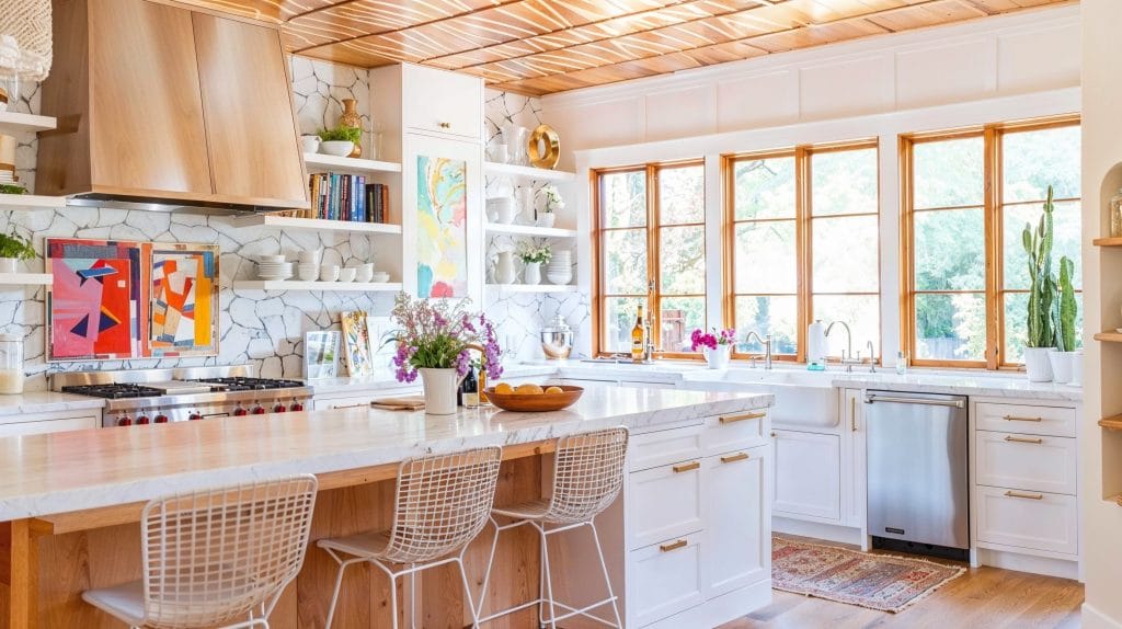 Modern farmhouse kitchen decorating styles by Decorilla