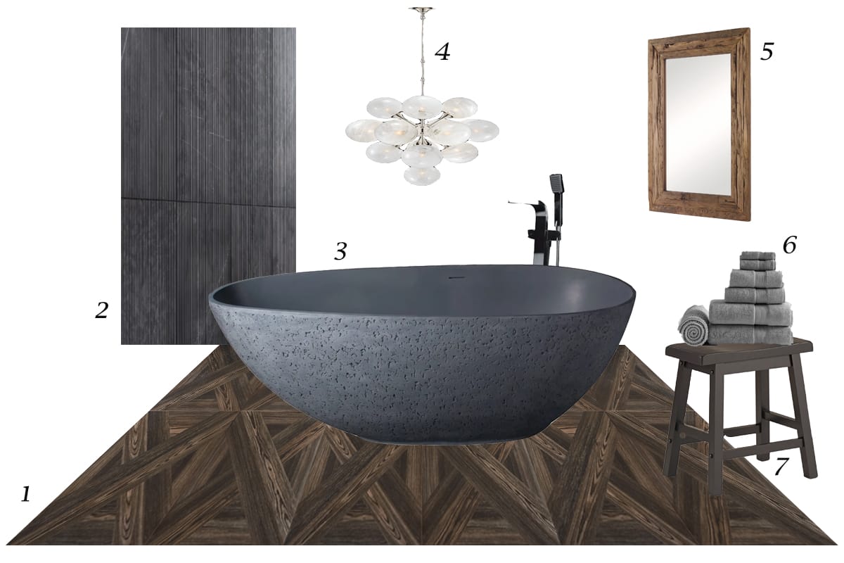 Before & After Moody Master Bathroom Remodel Decorilla Online