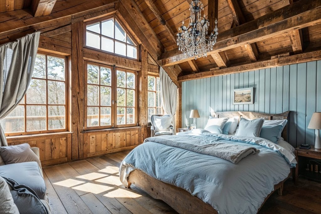 rustic home interior bedroom - decorilla