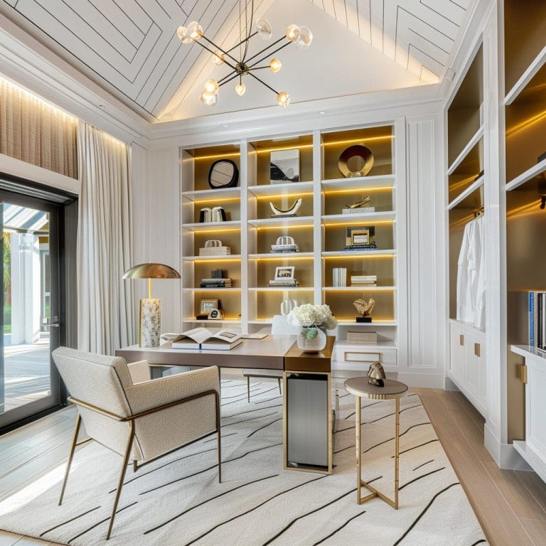 Before & After: Glam Townhouse Interior Design - Decorilla Online ...
