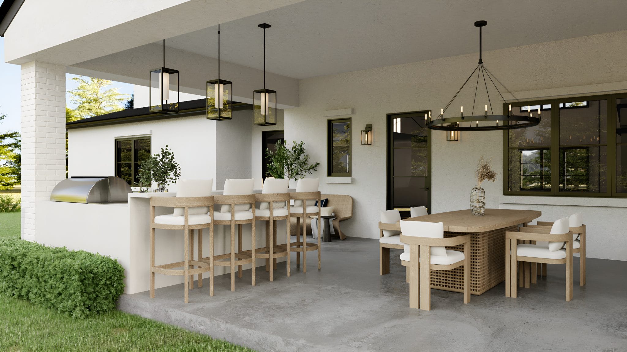Before & After: Back Patio Design + Hallway and Master Closet ...