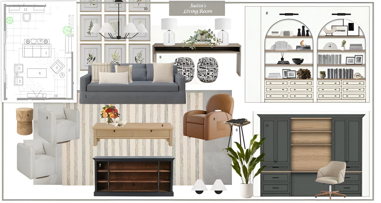 Image showcasing Before & After: French Cottage Style Home Renovation - Decorilla Online ...