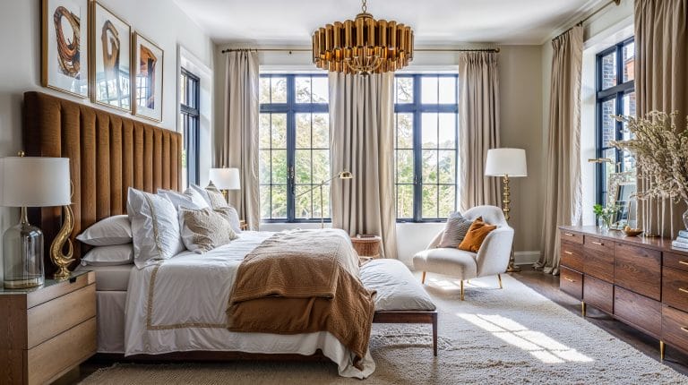 2025 Bedroom Trends For Ultimate Rest Relaxation Decorilla Online Transitional Glam Bedroom Trends 2025 768x430