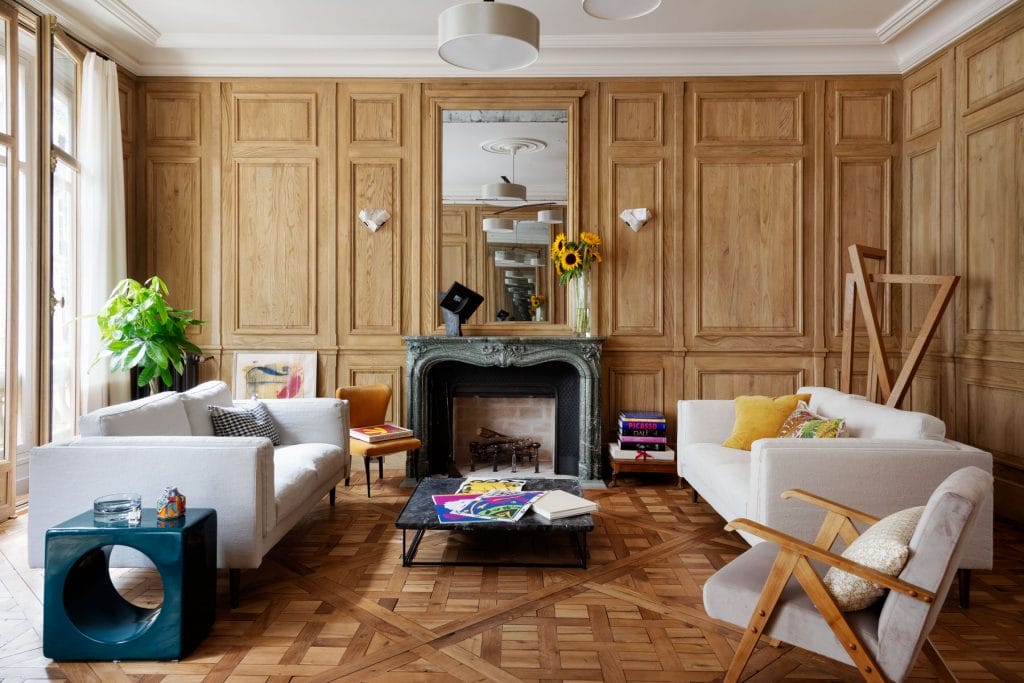 Modern interior design in a lounge by Decorilla designer, Federica P