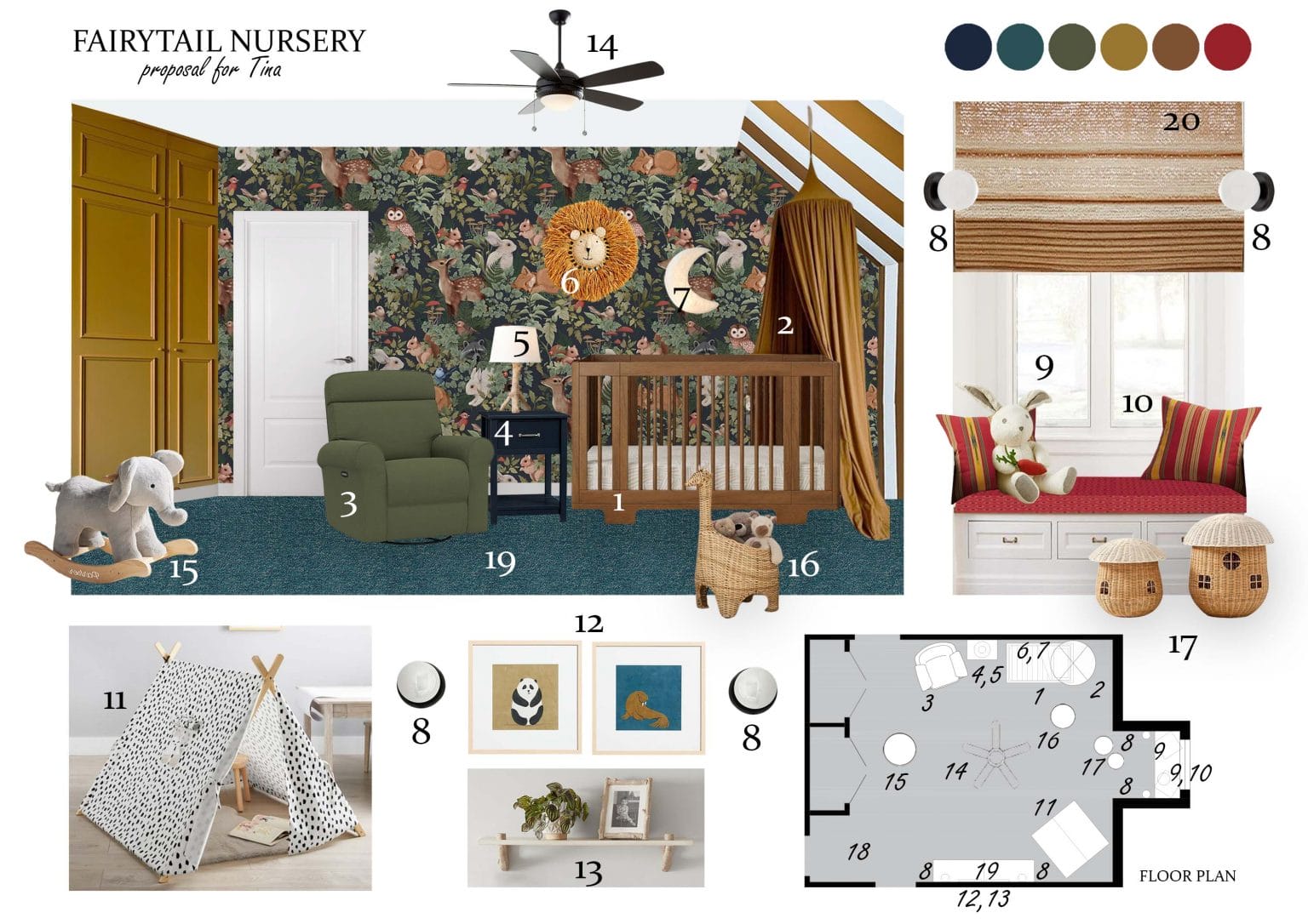 Before & After: Adorable Forest-Themed Nursery