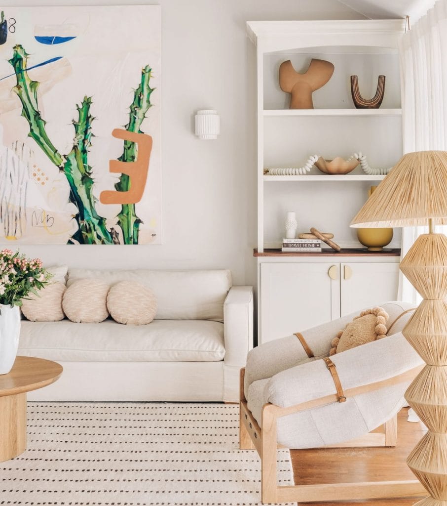 Curated bohemian decor by Decorilla designer, Maja E.
