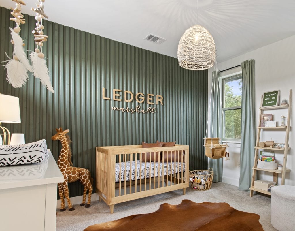 Little boy's animal nursery design theme by Decorilla designer, Bonnie G.