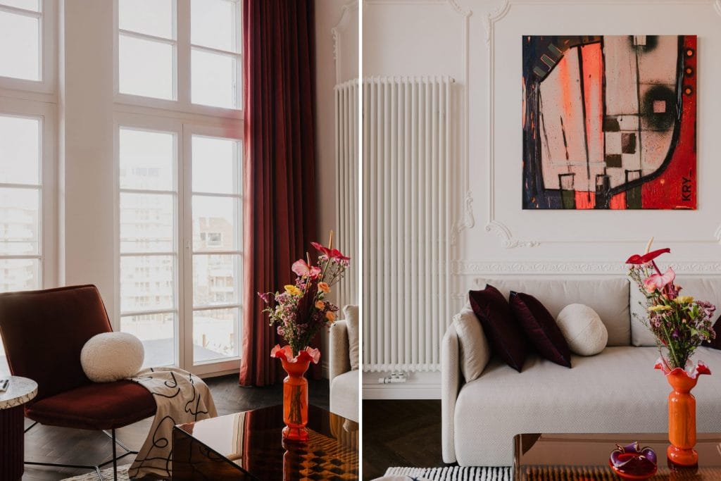 Luxury interior design with classic elements in a living room by Decorilla designer, Kristina B.