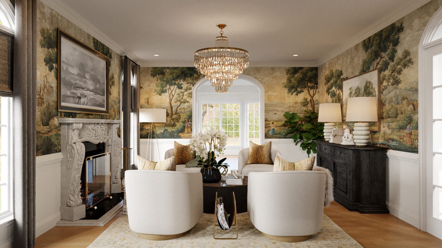 Before & After: Impressive Eclectic Glam Interior Design