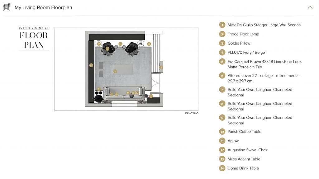 Floor plan by Decorilla