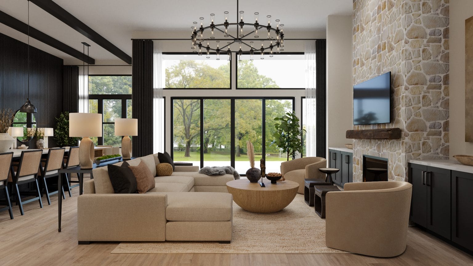 Before & After: Welcoming Modern Cottage Interior Design - Decorilla ...