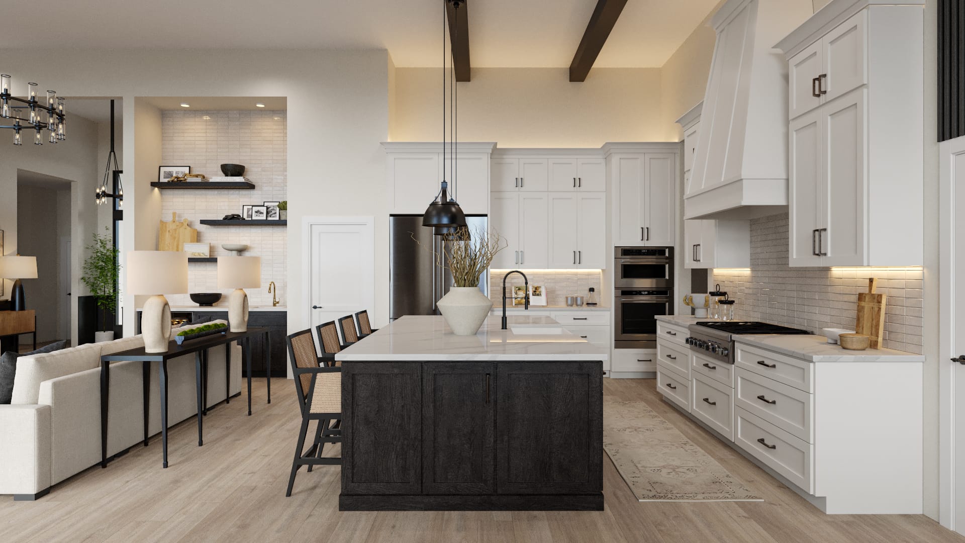 Before & After: Welcoming Modern Cottage Interior Design - Decorilla ...