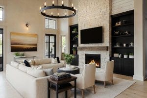 Welcoming modern cottage interior design before and after by Decorilla