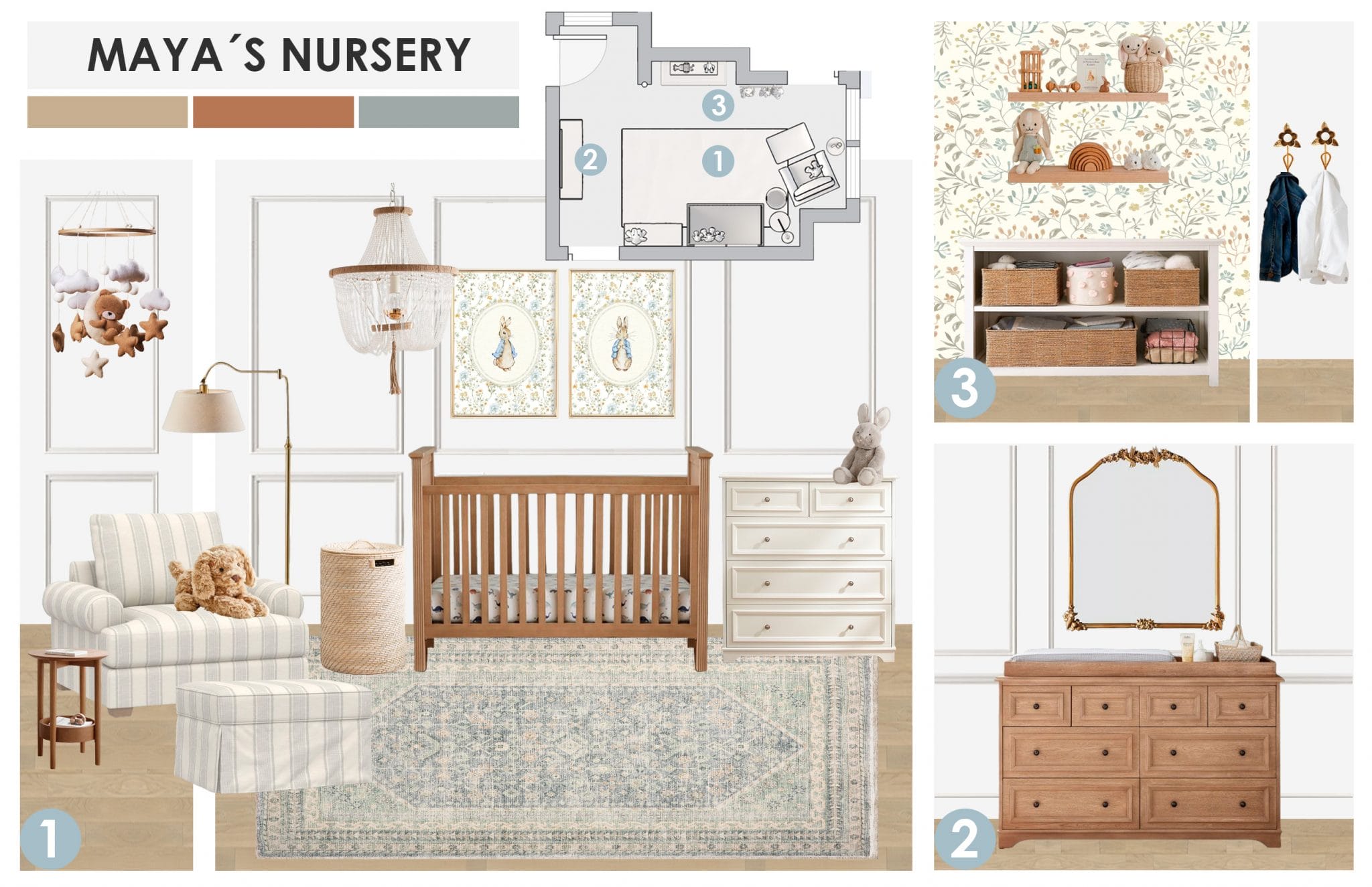 Before & After: Cozy Neutral Nursery Designs - Decorilla