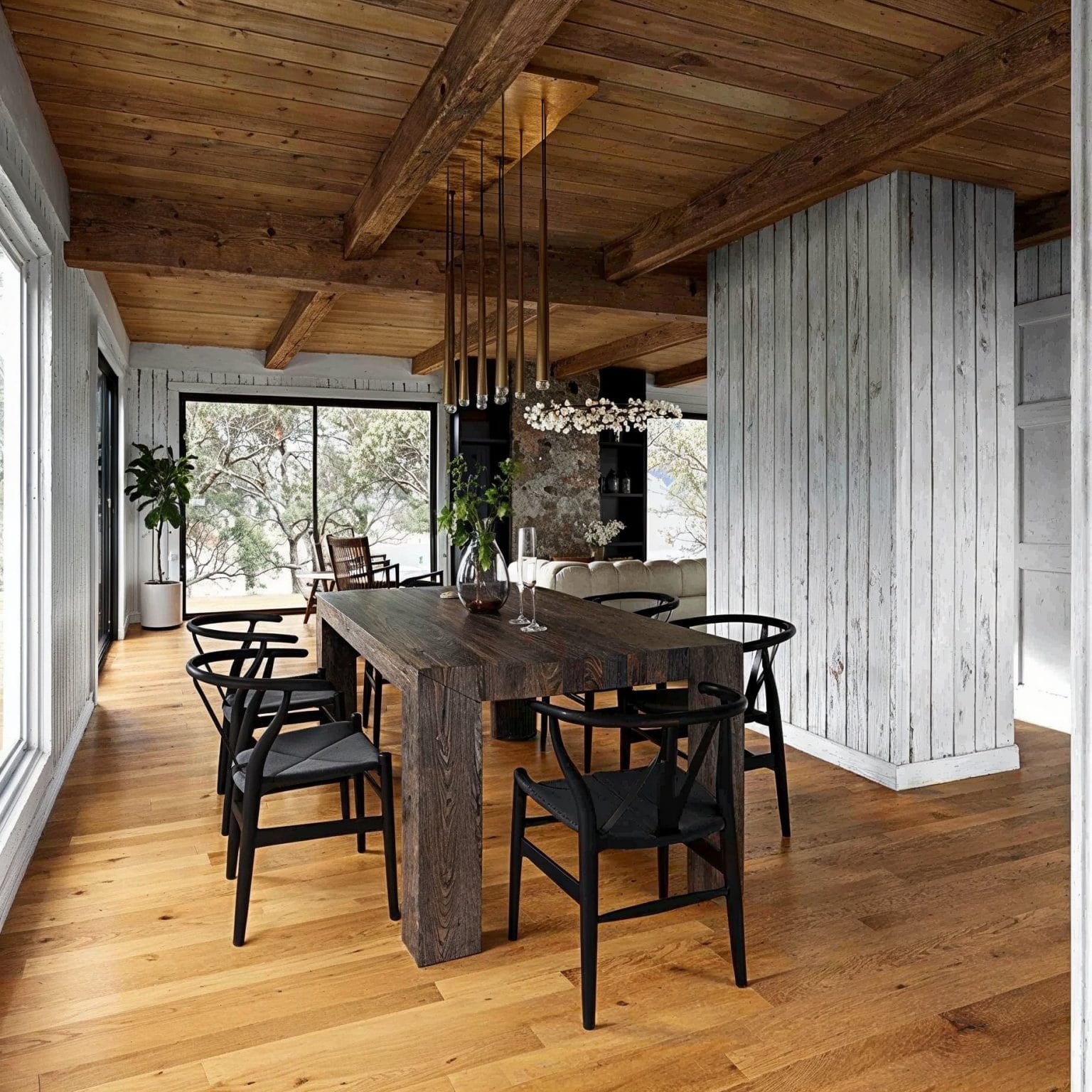 Gallery Detail: Before After Mountain Rustic Home Interior