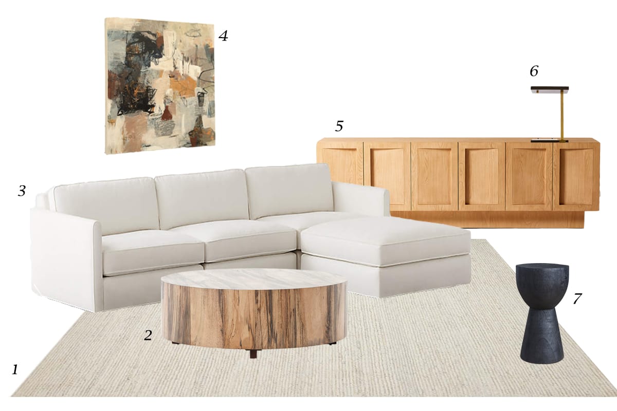 Before & After: Refined Family Room Design - Decorilla Online Interior ...