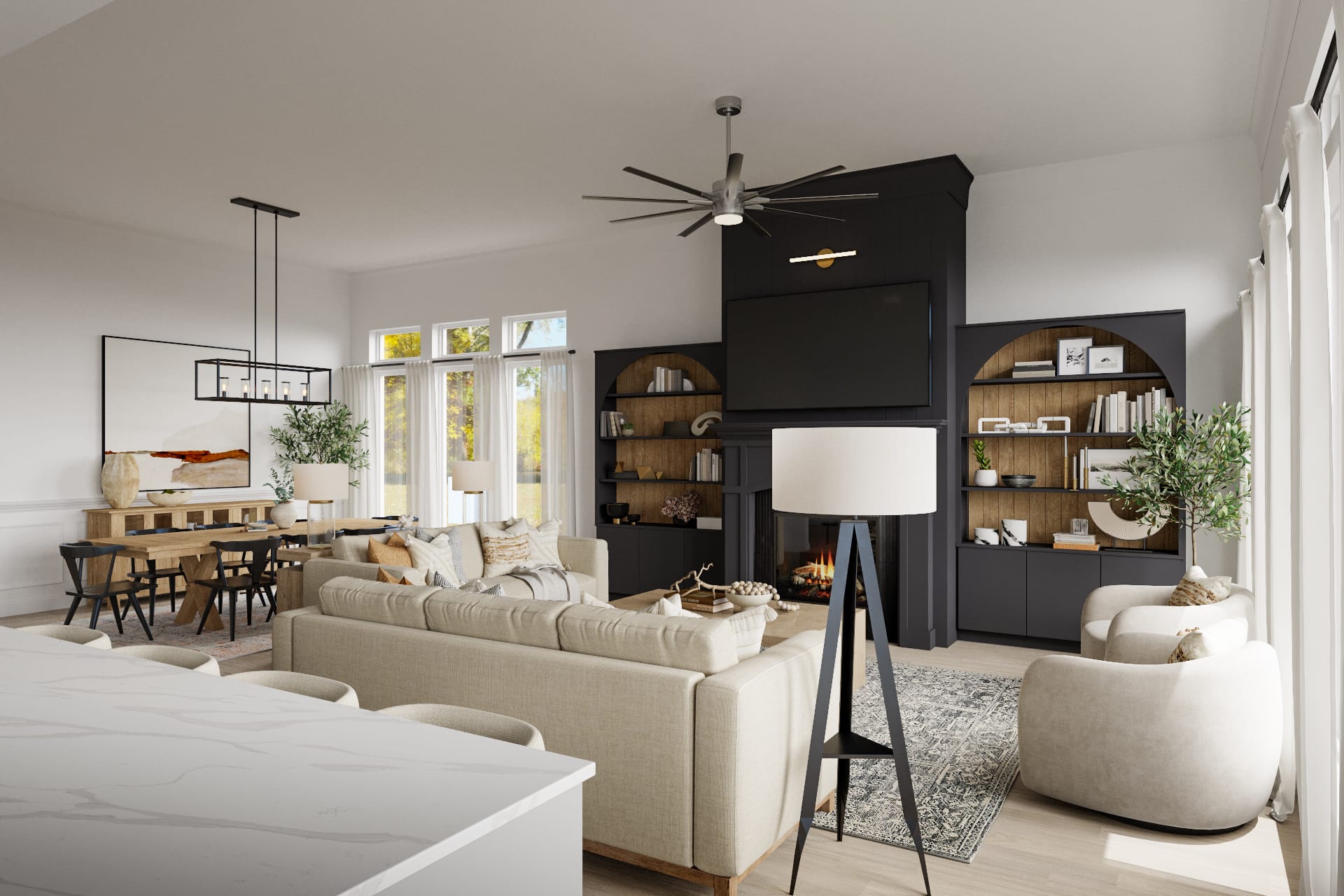 Before & After: Custom Modern Farmhouse Interior Refresh - Improve My ...