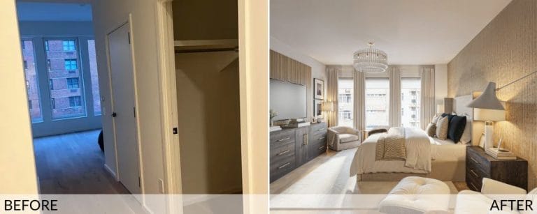 Before & After: Elegant Master Bedroom + Classy Boy's Bedroom