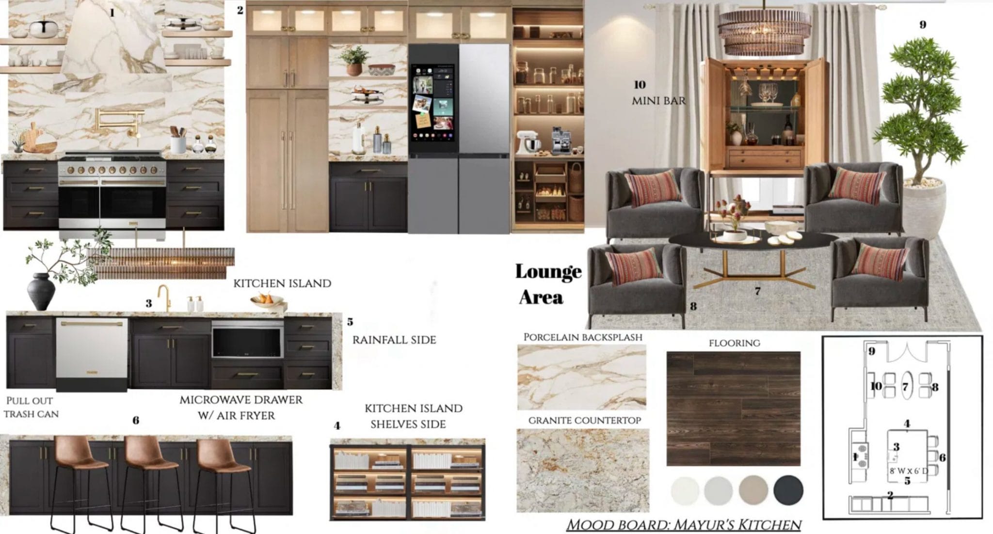 Before & After: Contemporary Elegant Kitchen Design