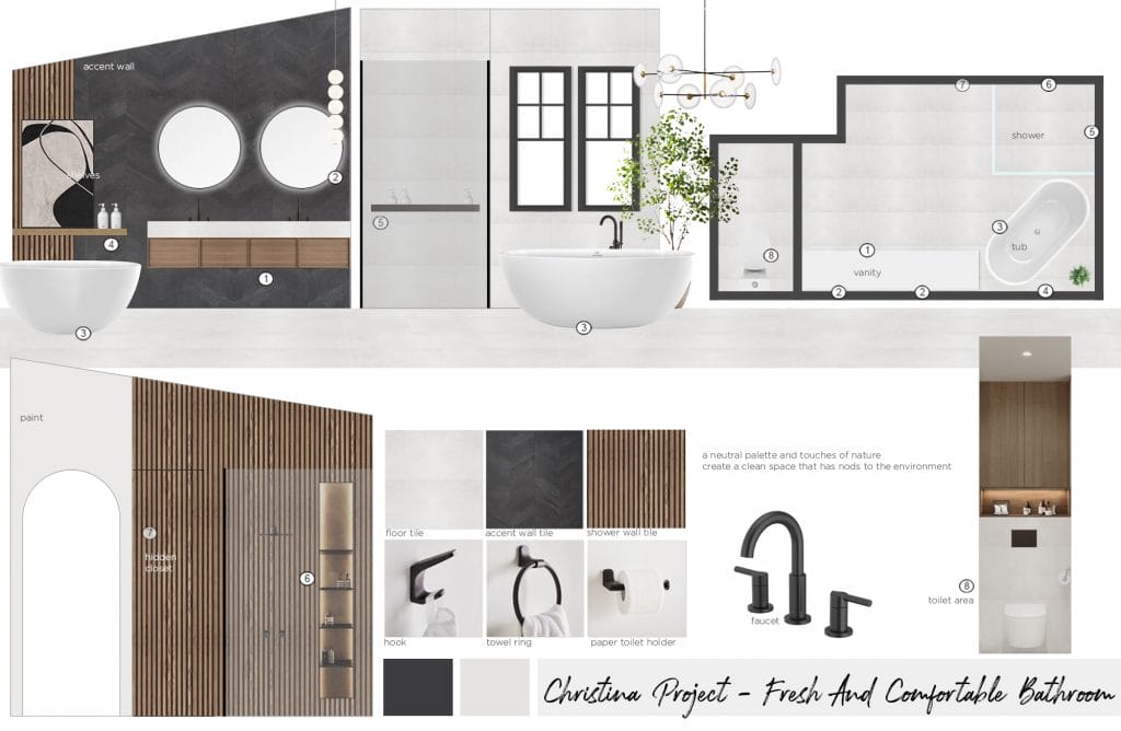 Preliminary proposal by Decorilla designer, Maya M.