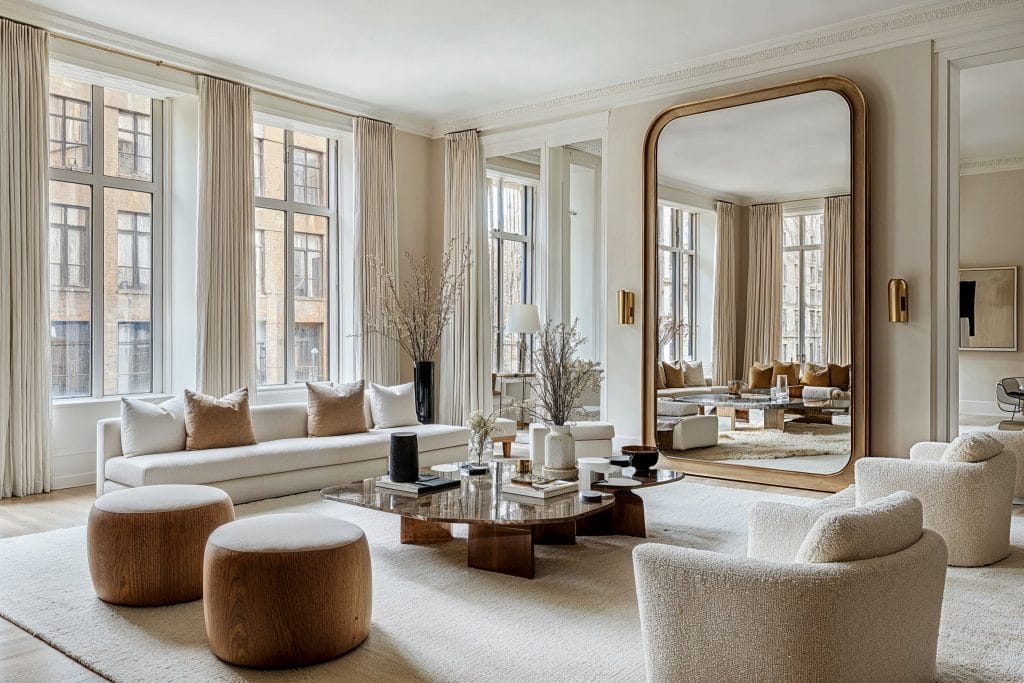 Transitional living room by Decorilla Valencia interior designers