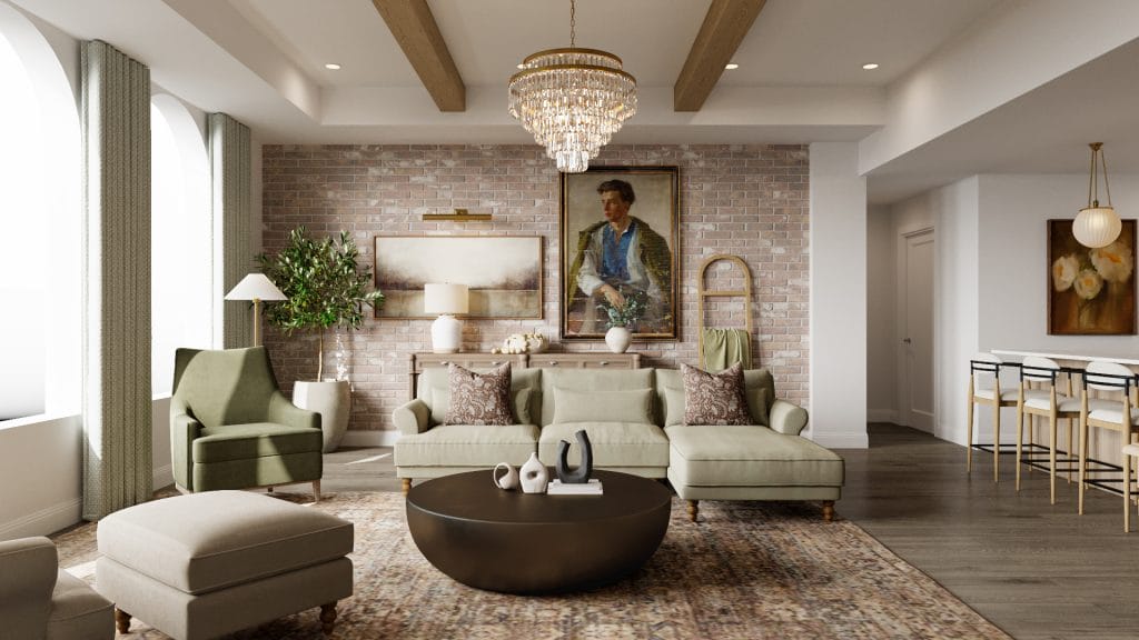 Classic contemporary interior design by Decorilla