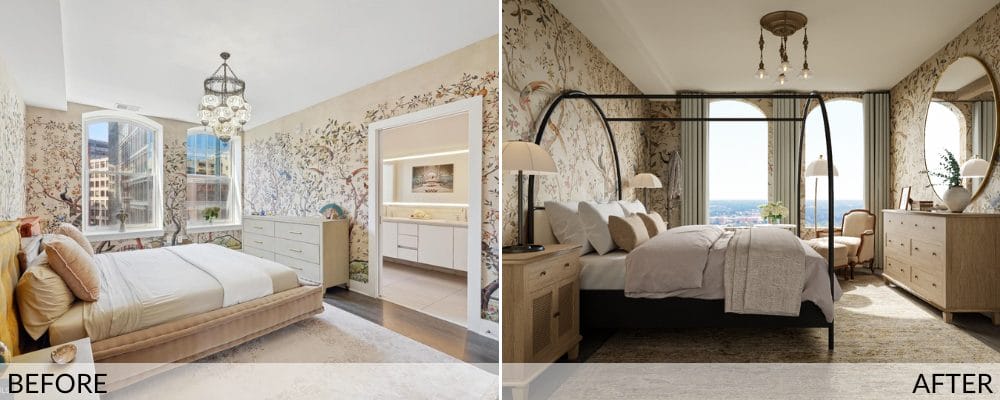 Master bedroom before design by Decorilla