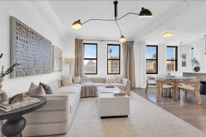 Organic modernism in a NYC loft by Decorilla designer, Leanna S.