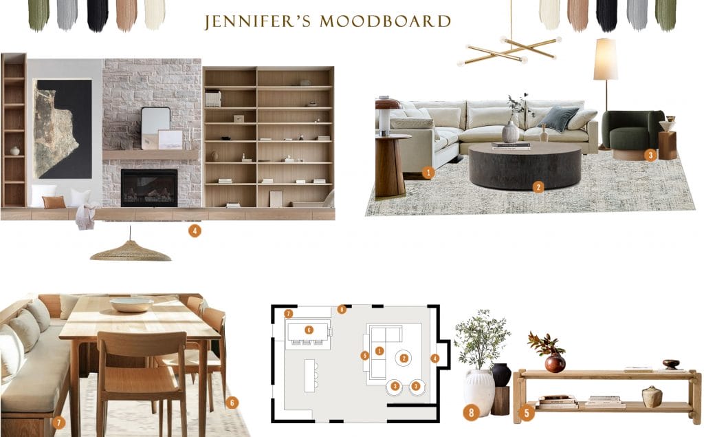 Preliminary proposal by Decorilla designer, Nada M.