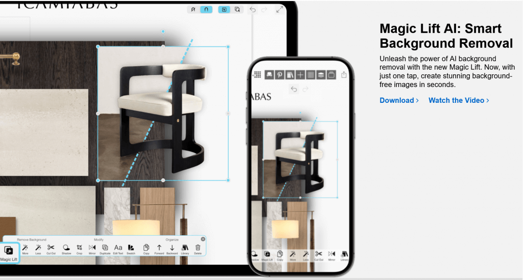 AI interior design - Image Credit, Morpholio