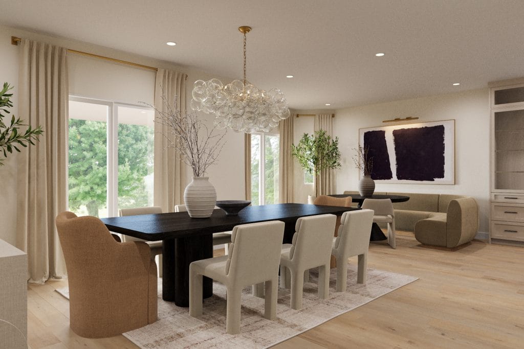 Bespoke dining room interior by Decorilla