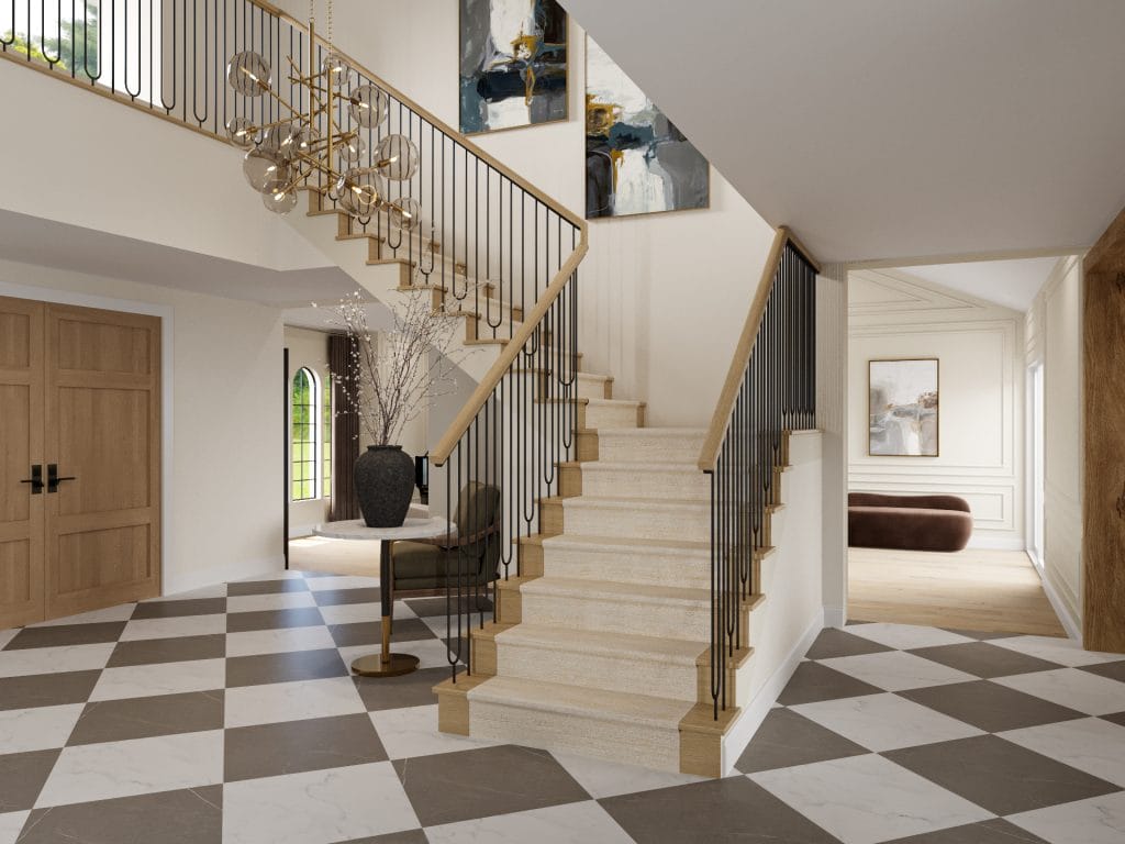 Bespoke hallway interior by Decorilla