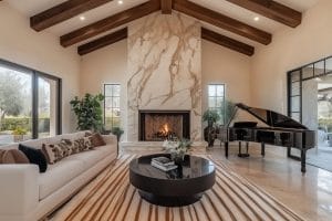 Bespoke interior design for a living room by Decorilla