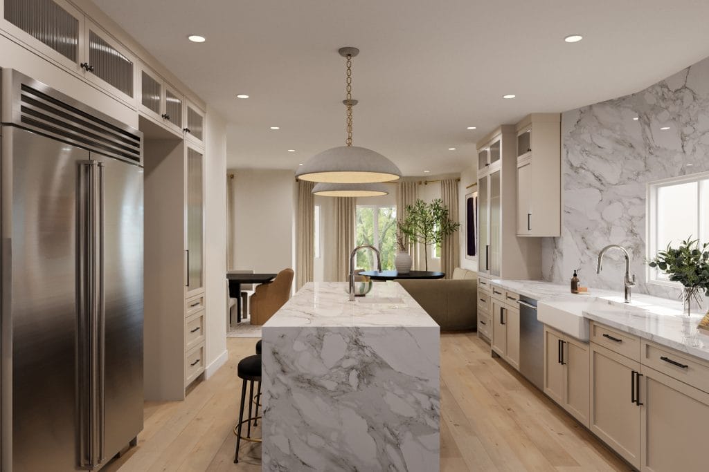 Bespoke kitchen interior design by Decorilla