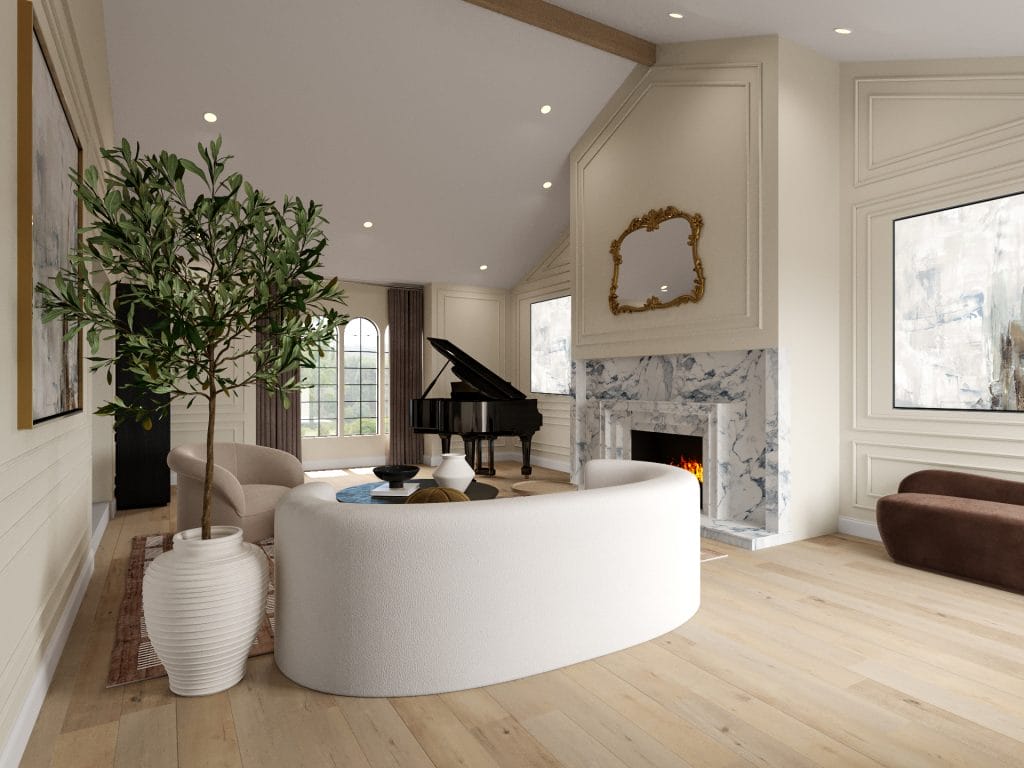 Bespoke living room interior by Decorilla