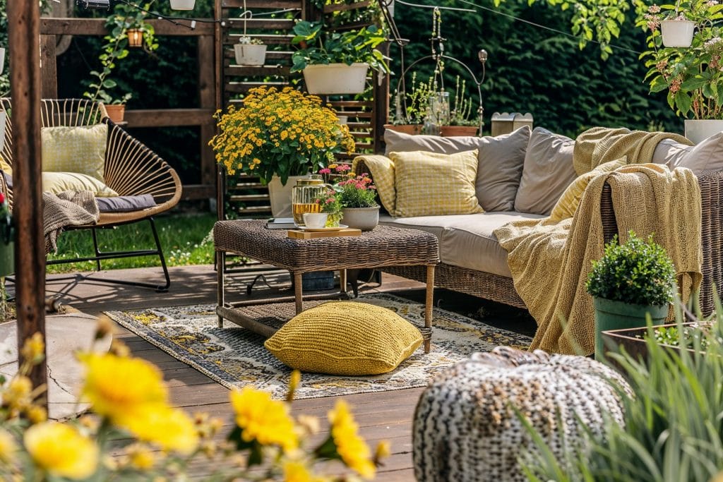 Cheerful outdoor decorating ideas by Decorilla