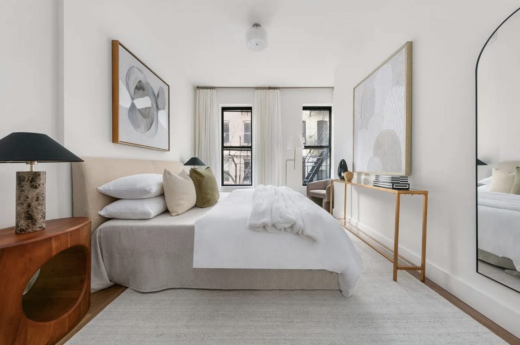 Contemporary bedroom lighting ideas by Decorilla designer, Leanna S.