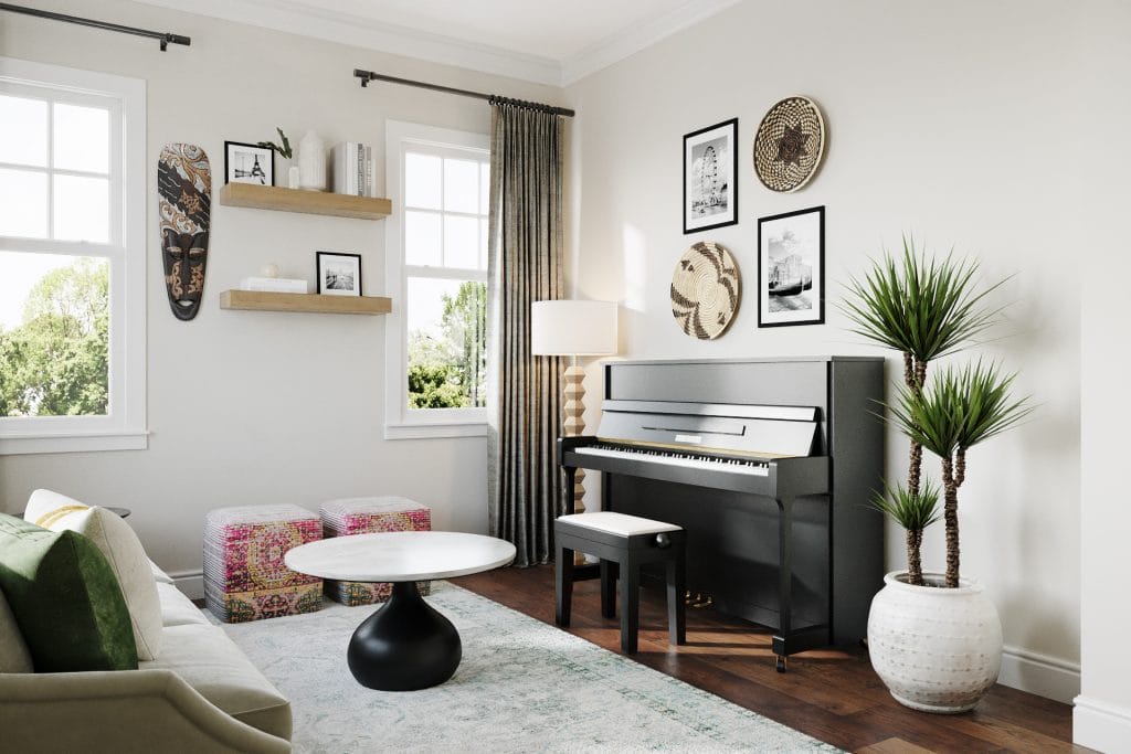 Curated choices define this Craftsman style house interior by Decorilla