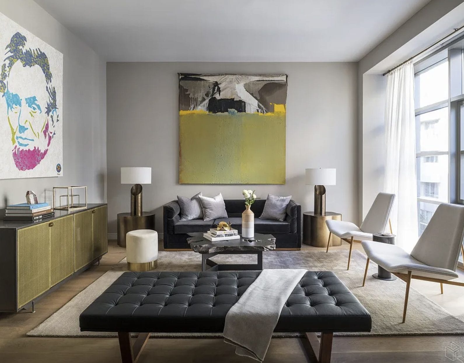 Decorilla's 2025 Father's Day Gift Guide - living room by Leanna S.