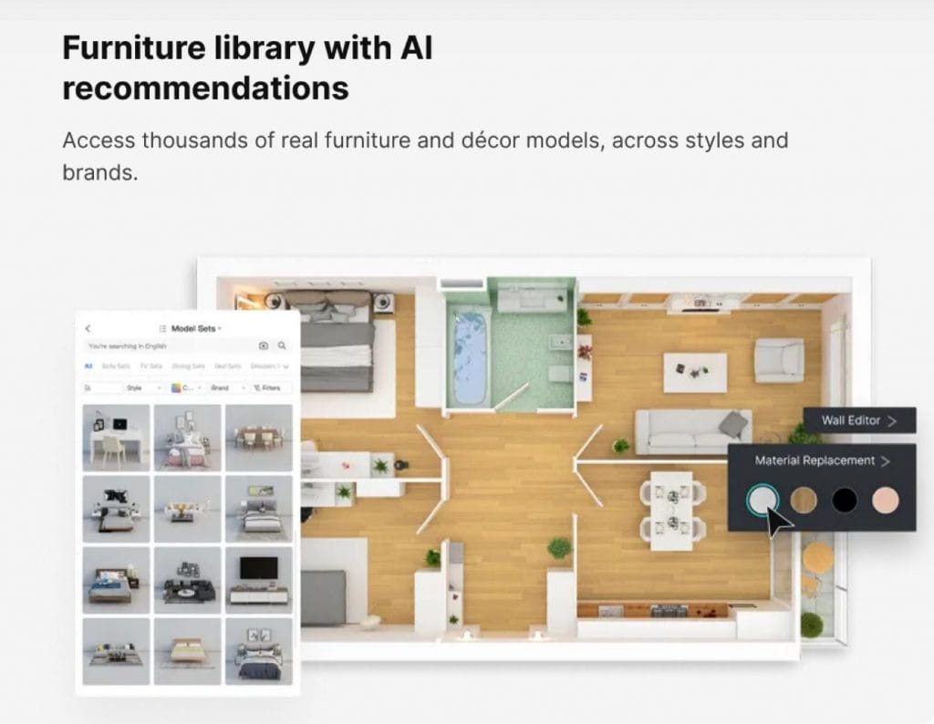 Image Credit, Coohom AI interior design