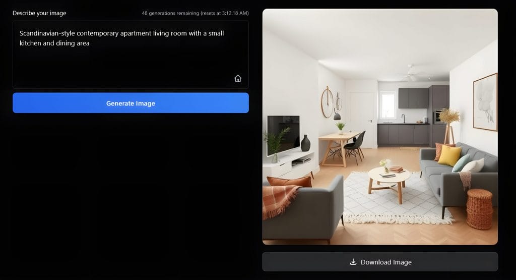 MyArchitectAI interior design